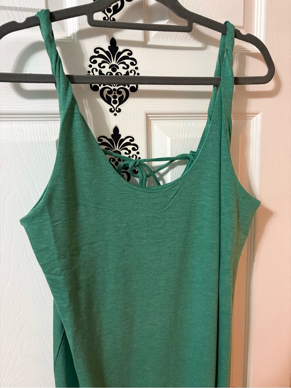 Zenana Outfitters Kelly Green Strappy Knit Maxi Dress NEW - Picture 3 of 10